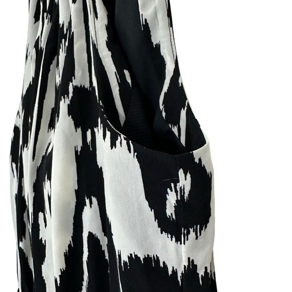 Athleta Ikat Bloom Ripple Maxi Dress Black White S - Picture 7 of 14